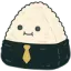 タイむすくん（ネクタイを締めたおにぎりのマスコット）
