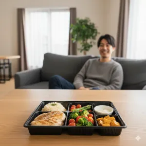 【メディミール】ズボラ飯の救世主？一人暮らし男が本気レビュー